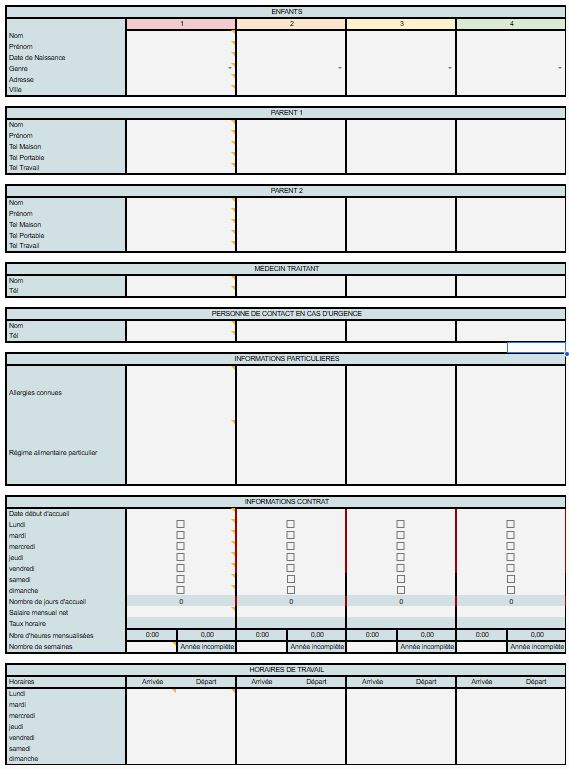 infos enfants assistante maternelle